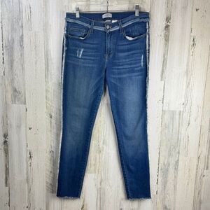Judy Blue Mabel Side-Pipe Skinny Jeans Women’s Size 15/32 Stretch denim